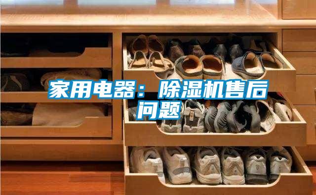 家用電器：除濕機售后問題