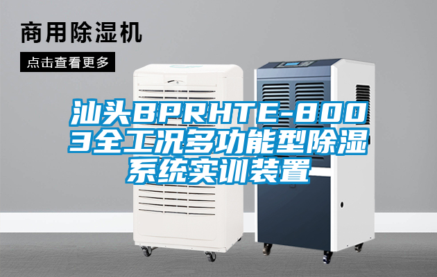 汕頭BPRHTE-8003全工況多功能型除濕系統實訓裝置