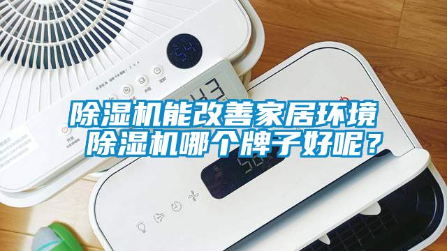 除濕機能改善家居環境 除濕機哪個牌子好呢？